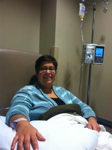 Julia Getting an Infusion